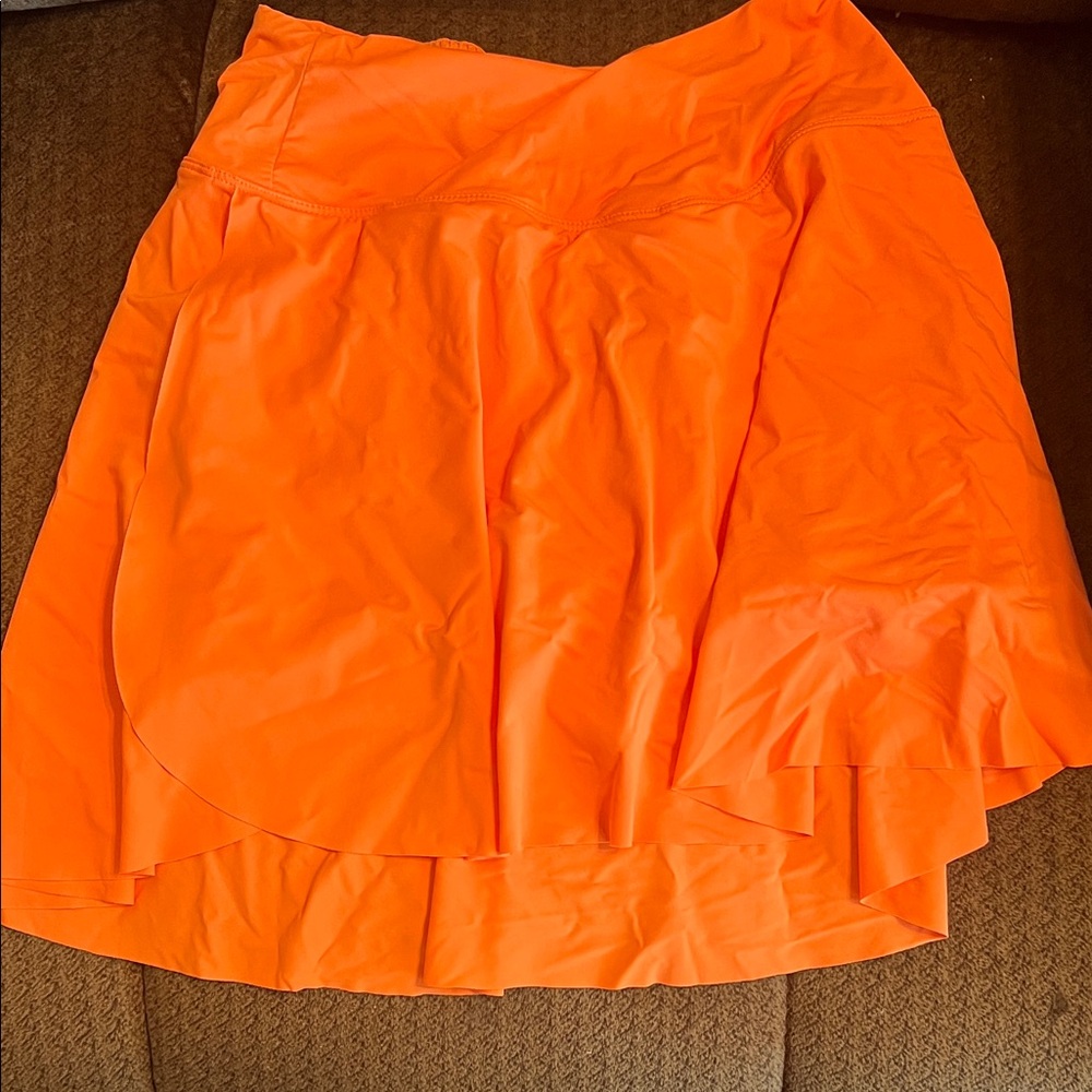 Vibrant Orange Women's Skort